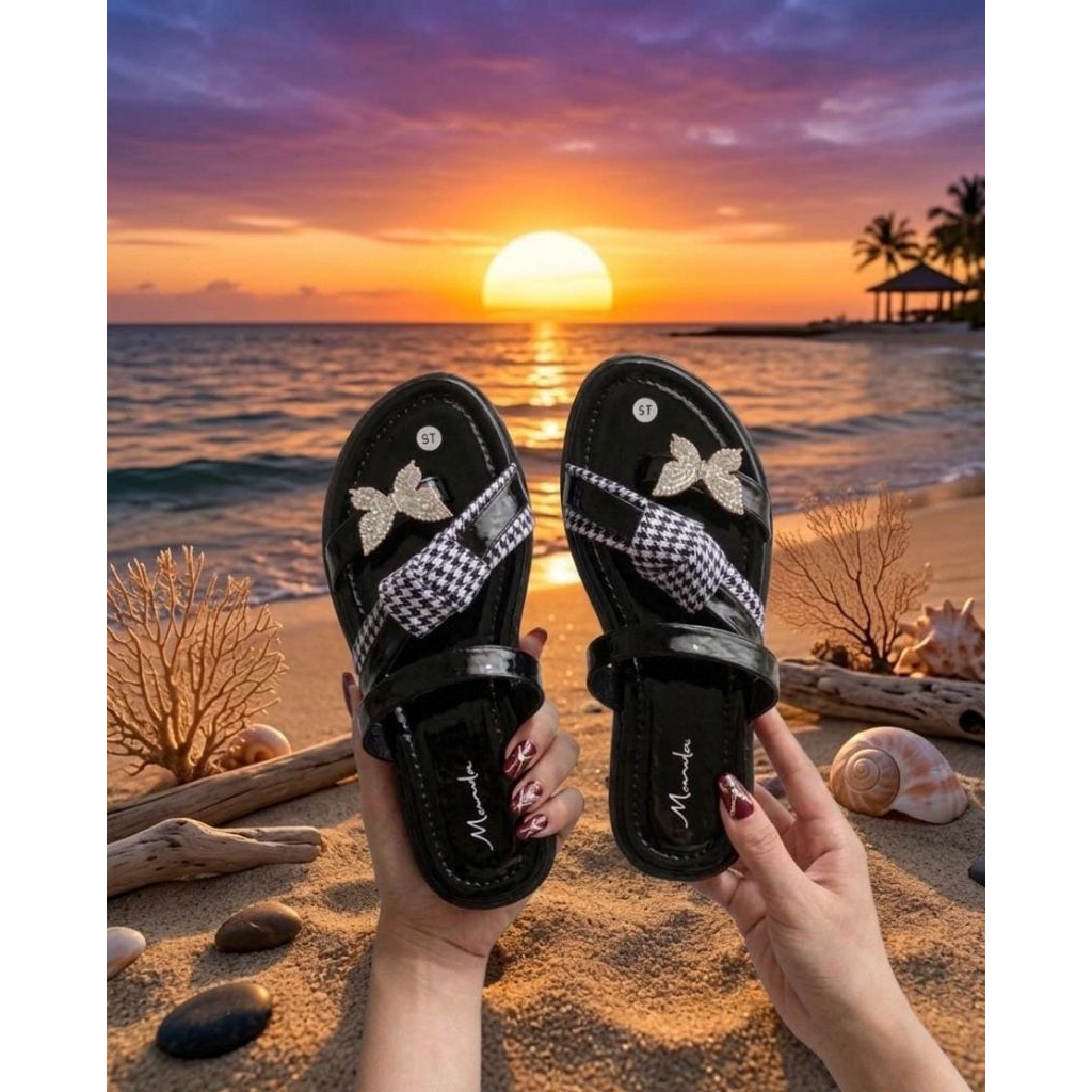 GLITTER BUTTERFLY PLATFORM SANDALS//BUTTERFLY WEDGES//ใหม่ล่าสุด//CURENT//