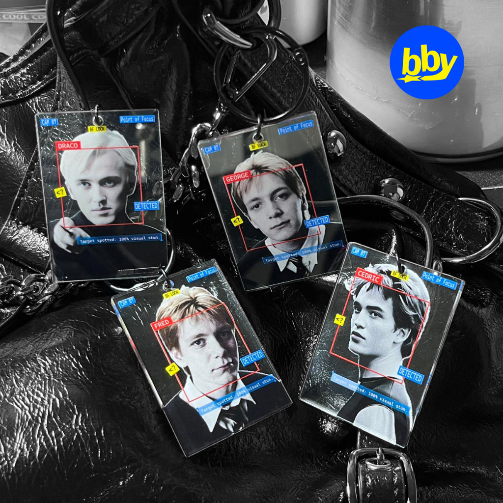 C4K พวงกุญแจ Harry Draco Cedric Hermione อะคริลิค Fanmerch unofficial โดย bibyol