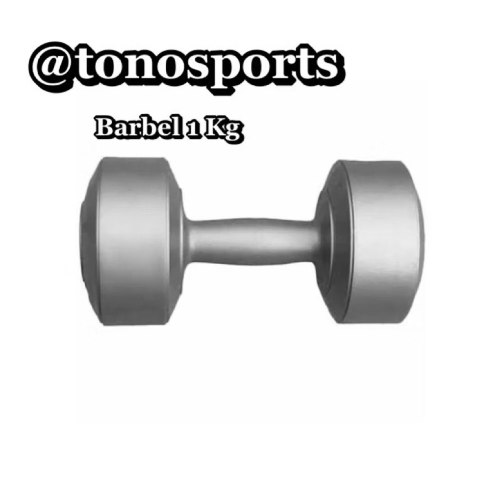 BARBLE DUMBBELL 1 Kg / 1kg STEAMINA SILVER GREY