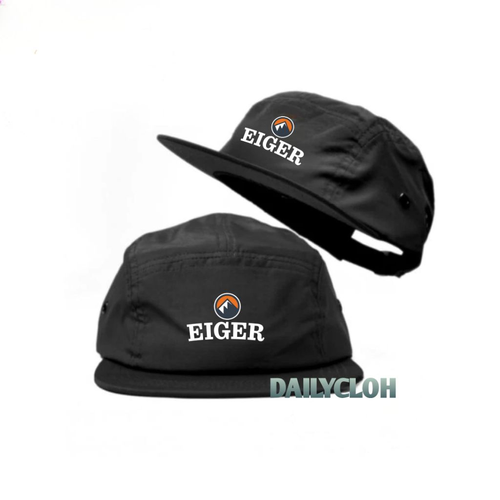 5 PANEL HAT / PREMIUM SIX PANEL HAT / หมวกลําลองสําหรับผู้ชายและผู้หญิง EIGER CLOTH