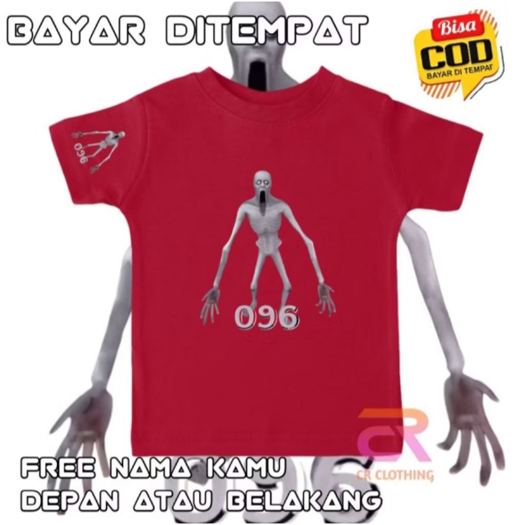 เสื้อยืด Distro ล่าสุดสําหรับเด็กชายและเด็กหญิง SCP 096 แขนสั้นเด็ก