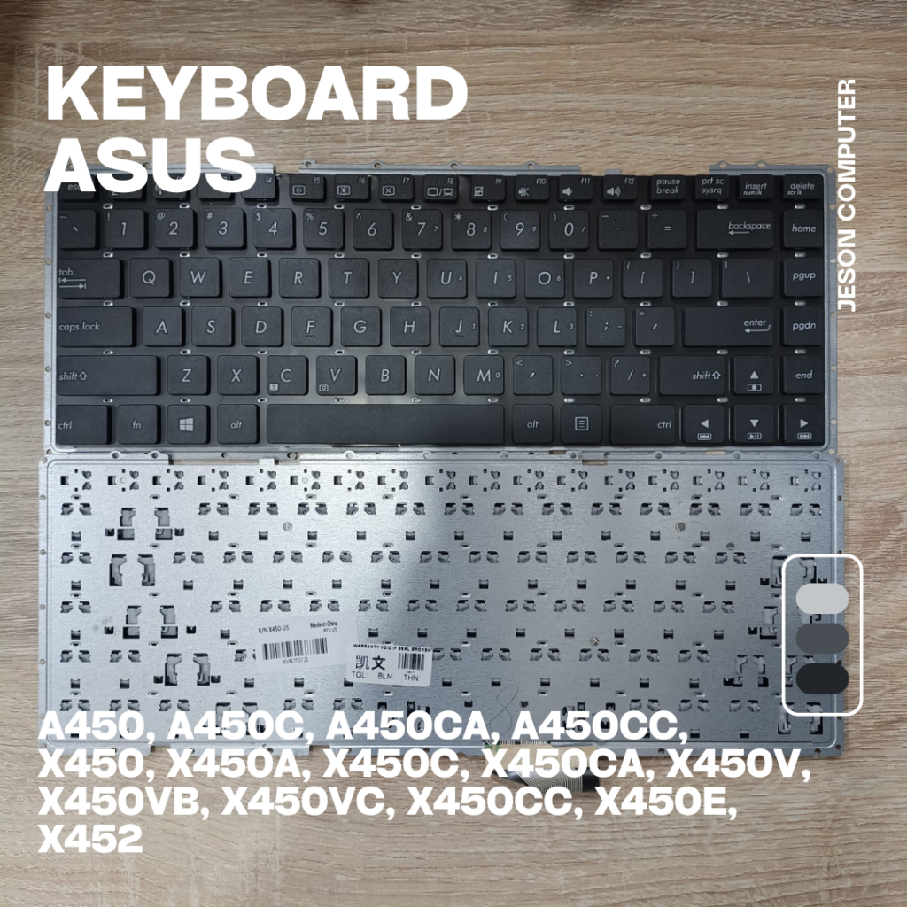 Asus A450 A450C A450CA A450CC X450 X450A X450C X450CA X450V X450VX450VC X450CC X450E X452 แป้นพิมพ์แ