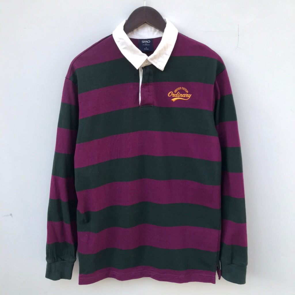 เสื้อยืดคอปก by Spao Rugby Polo Shirt sz Small