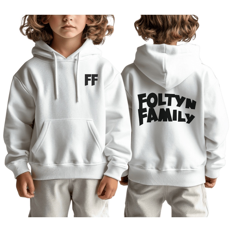 Foltyn Family Roblox Youtuber เสื้อแจ็คเก็ตสเวตเตอร์มีฮู้ดสําหรับเด็ก