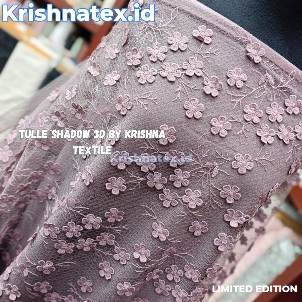 Tulle Shadow 3D By Krishna Textile