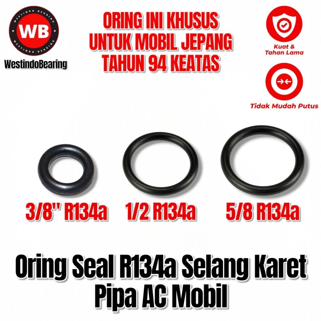 Oring Seal R134a 5/8 1/2 3/8 รถ AC ท่อยาง O แหวน R134