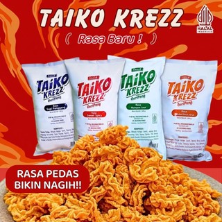 [4 RASA MIX] COD Taiko Krezz Guripang Puffed 500g/1000g - Sapi Spicy Rumput Laut Sambal Daun Jeruk Kripik Crispy makanan camilan puffed Keripik Gurita