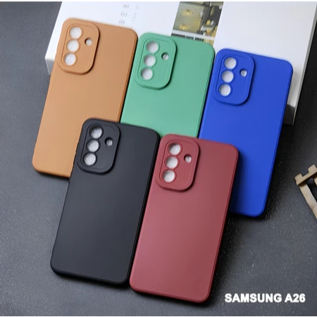 Softcase Macaron SAMSUNG GALAXY A26 / A36 / A56 / A37 / A57 / A04 / A04E Silicone Color Pro Camera 3