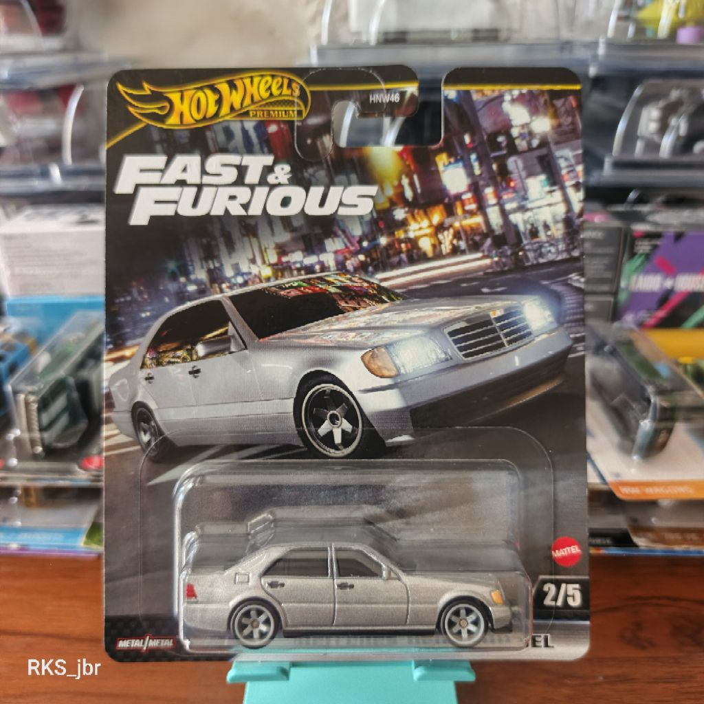 JAPANESE HOT WHEEL FAST & FURIOUS PREMIUM MERCEDES BENZ 500 SEL สติ๊กเกอร์
