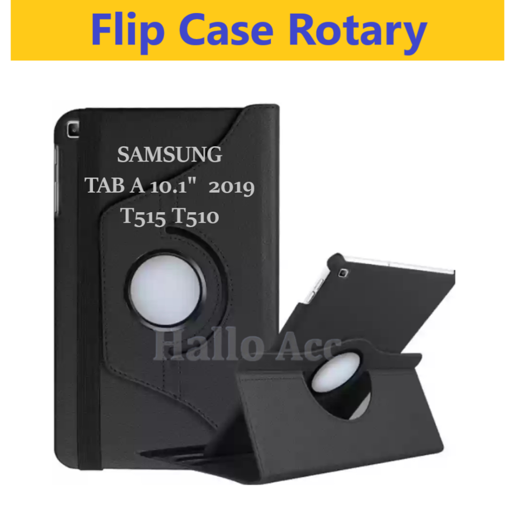 เคส SAMSUNG TAB A 10.1 / Tab A 10.1 2019 T515 T510 Casing ขาตั้งหมุนได้ 360 องศา ฝาพับหนัง