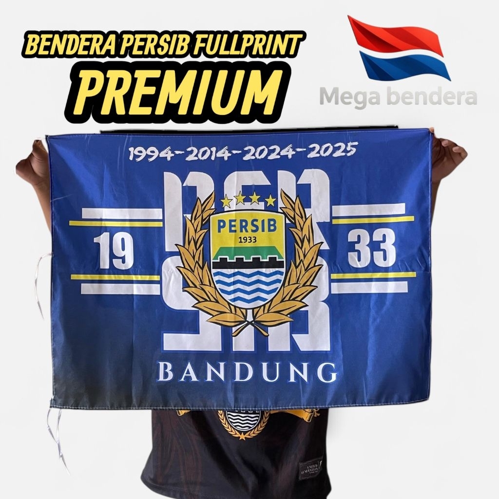 PERSIB BANDUNG FLAG FULLPRINTING | PERSIB FOOTBALL FULLPRINT FLAG
