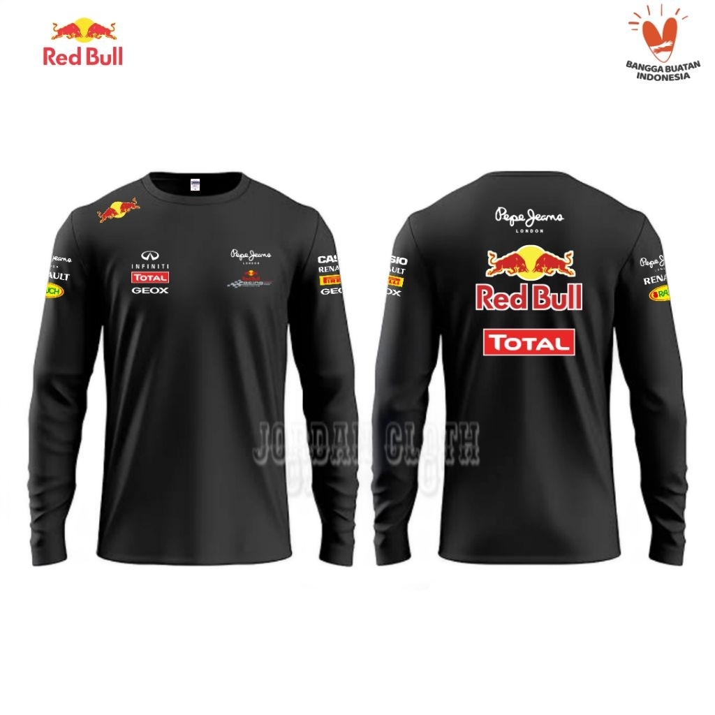 เสื้อยืดแขนยาวทีม Red Bull Racing F1