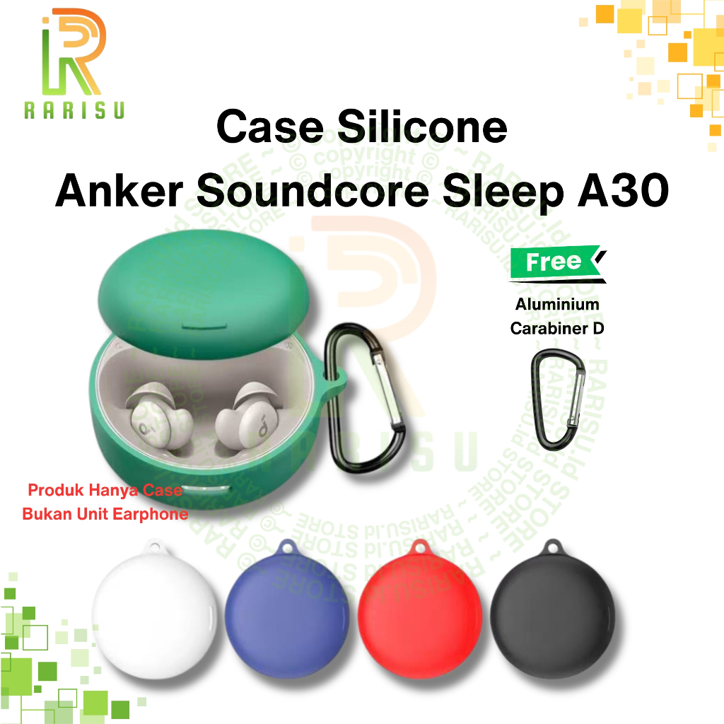 เคสซิลิโคน Anker Soundcore A30 + คาราบิเนอร์