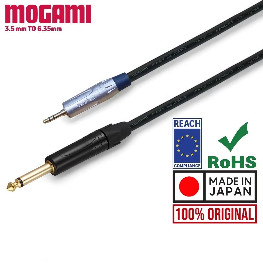 โมกามิ ออริจินัล | Mogami Mini 3.5 มม. ถึง Akai TS Mono Cable - (MOGAMI, GP, MINI - AKAI TS)