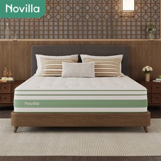 Novilla kasur IceMint-Pro springbed kain ice silk memory foam gel pegas pocket 25/30cm FREE bantal
