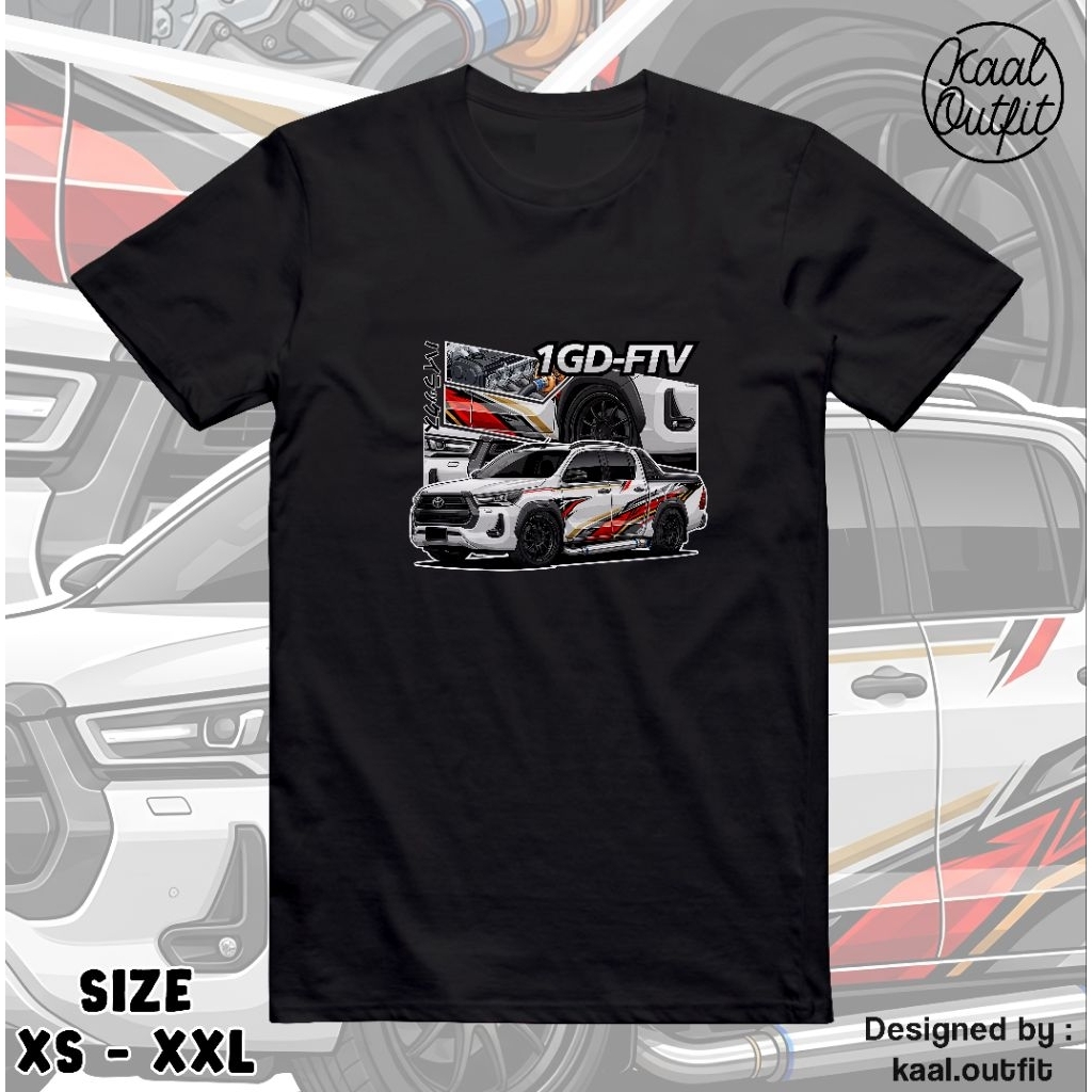เสื้อยืดผู้ใหญ่ Toyota Hilux 1GD-FTV