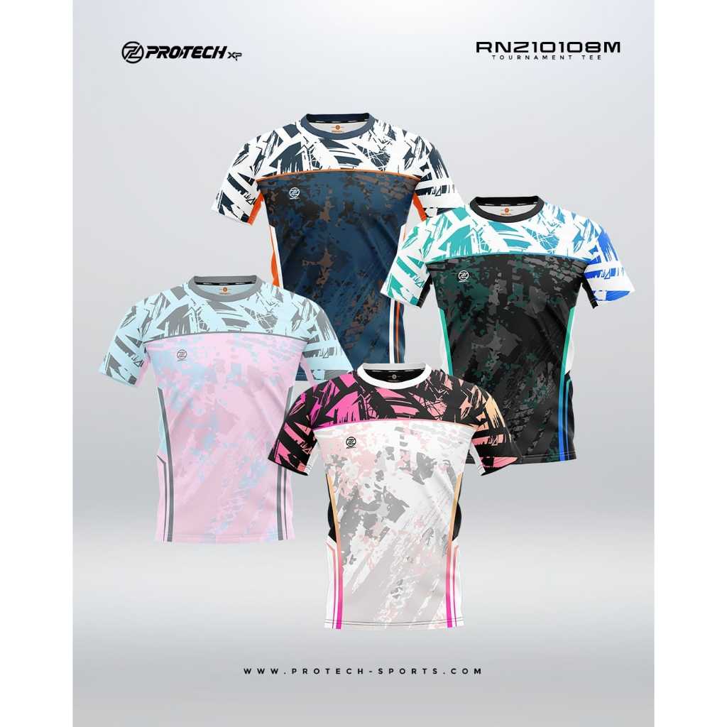 PROTECH Badminton Dry Fit Tournament Jersey - RNZ10108M (Pickicleball/Tennis/Badminton/Pole/Gym/Life