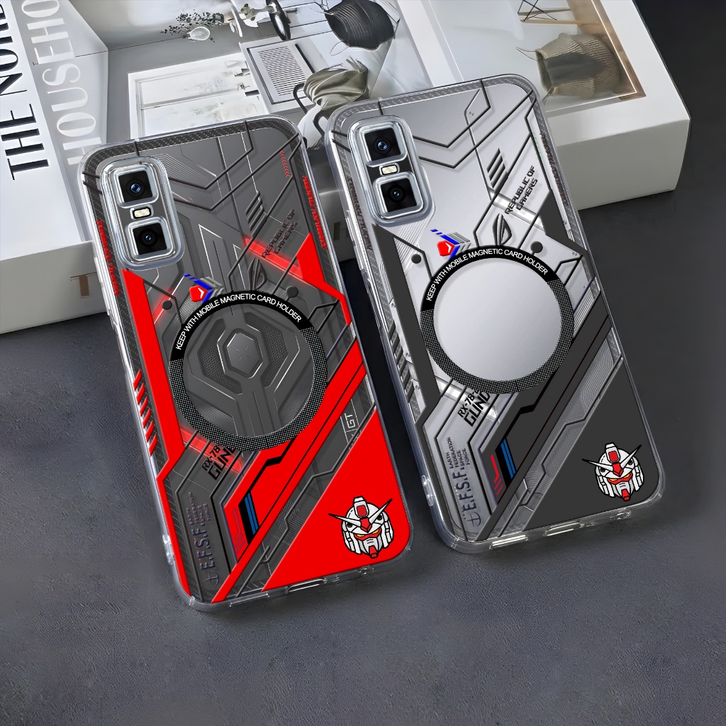 เคส Infinix GT 30 5G Softcase Clear Premium Casing Magsafe GT 30 Pro แหวนแม่เหล็ก R8