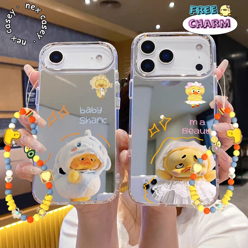CASE CASING CLEAR CASE MIRROR HEBE สําหรับ REALME 7i C11 C12 C15 C17 C20 C21Y C25 C25Y C30 C30S C33 