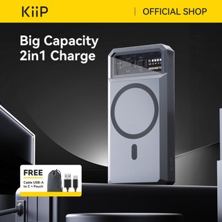KiiP Wireless EW55 Power Bank Magnetic Magsafe 20W Fast Charging Type C PD 20000mAh