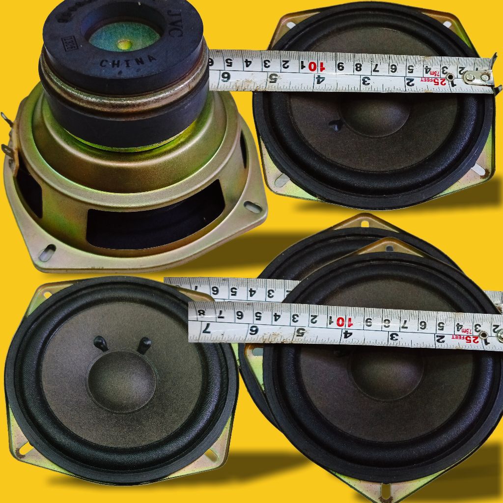 USED 5 IN JVC SPEAKER DOUBLE MAGHNET - ลําโพง KVC 5" - ลําโพง JVC - ลําโพง WOFER JVC 5" ต้นฉบับ
