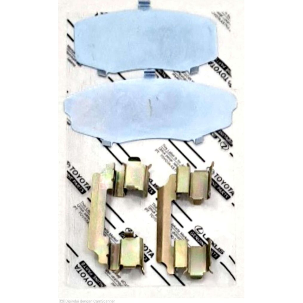 ผ้าเบรค Spring Nail Plate ผ้าเบรคหน้า TOYOTA INNOVA PRICE สําหรับ 1 ชุด