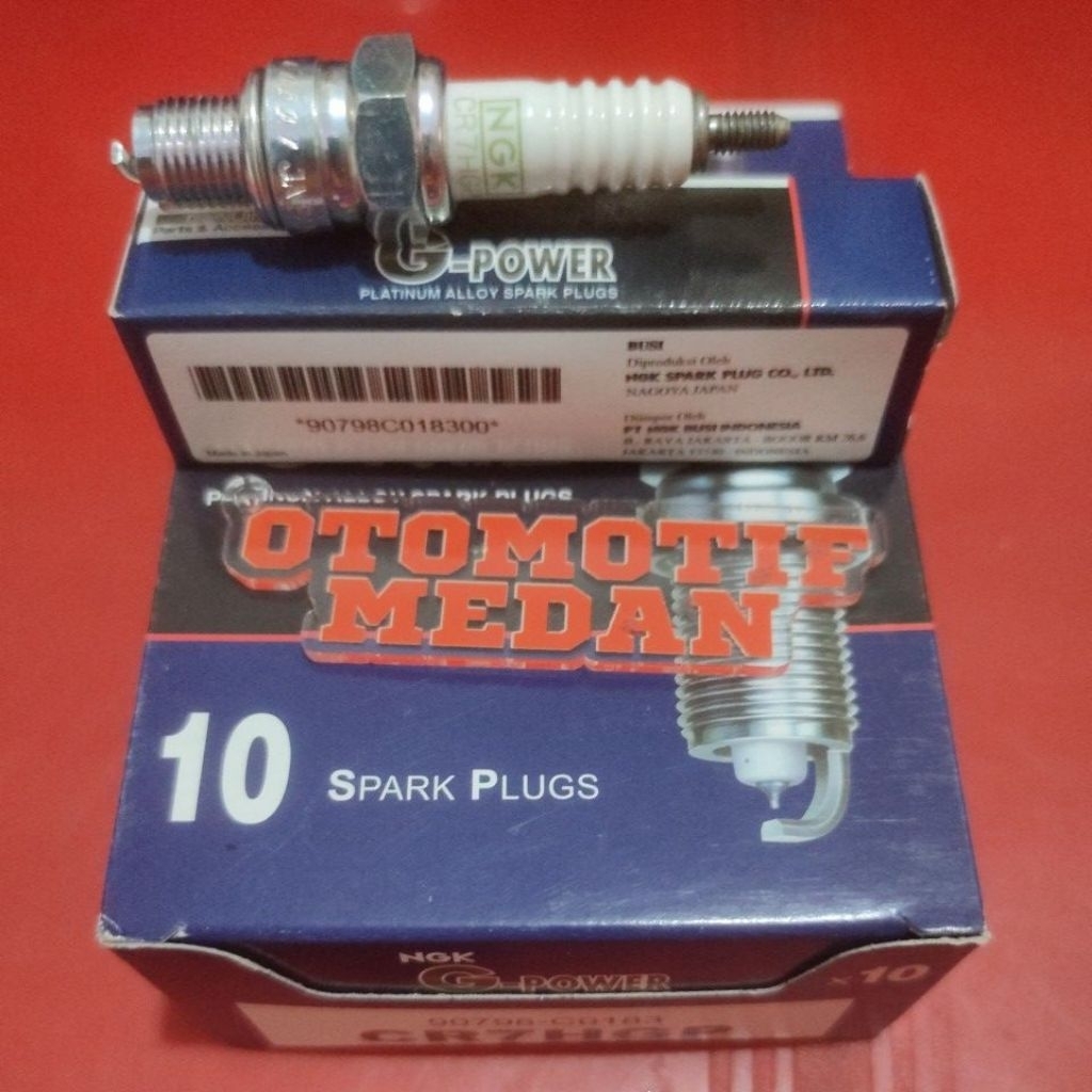 หัวเทียนซิ่ง NGK CR7HGP CR 7 H GP G Power GPOWER GP Box Yamaha Jupiter Z1 Vega Force mio Sporty Mio 