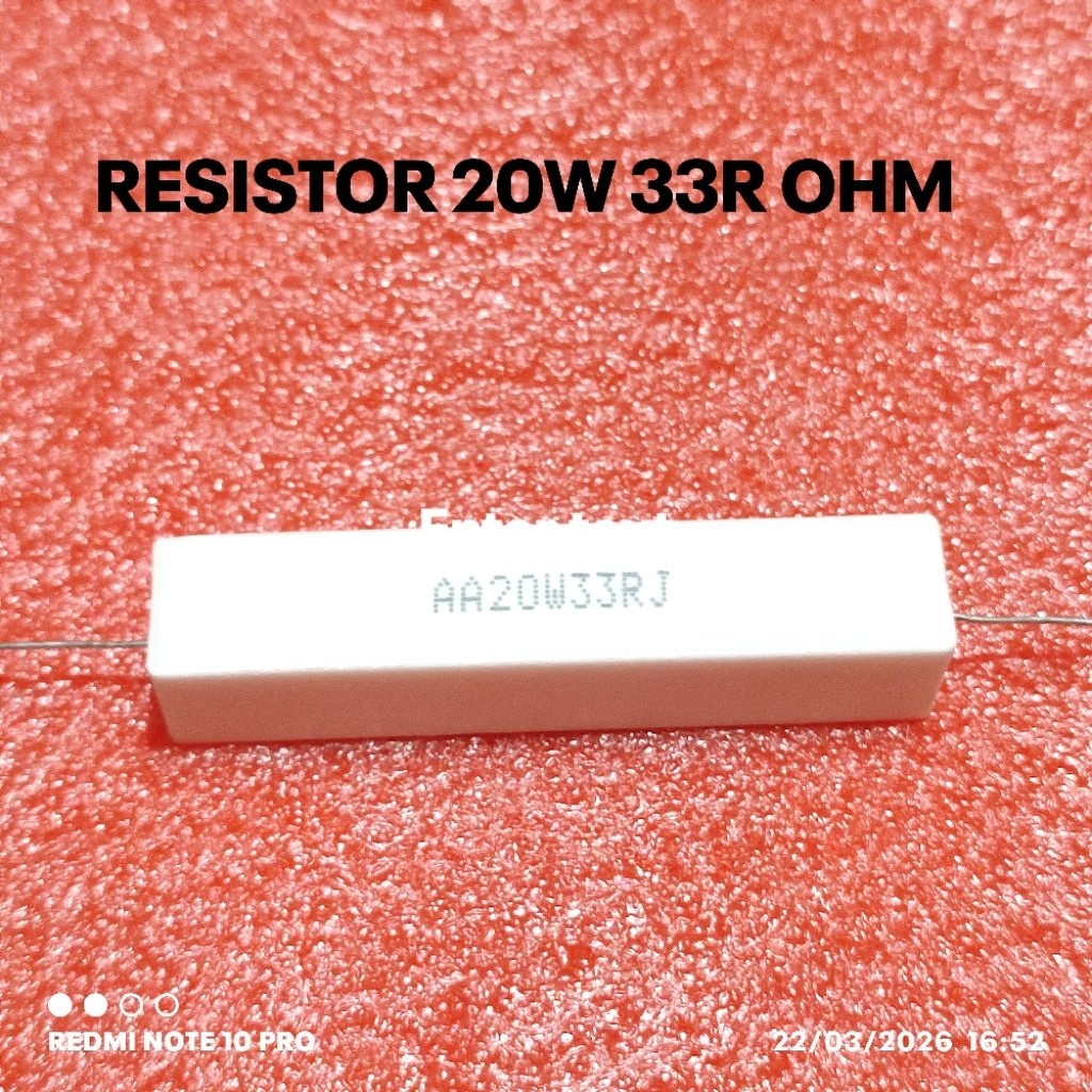 20W 20WATT 33R 33 OHM ROHS ORIGINAL CHALK RESISTOR