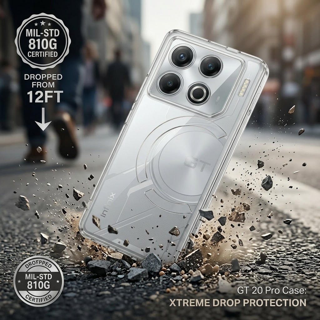 Infinix GT 20 Pro Case Softcase AIRBAG CACK CLEAR CAMERA PROTECTION Case Casing Hp Infinix GT 20 Pro