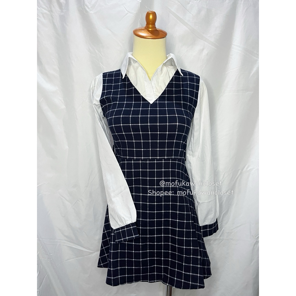 [พร้อมทุกวัน Kawaii Y2K Coquette Mori Goth Vintage Jirai Kei เครื่องแต่งกาย] Sijihong กระโปรงกระโดดช