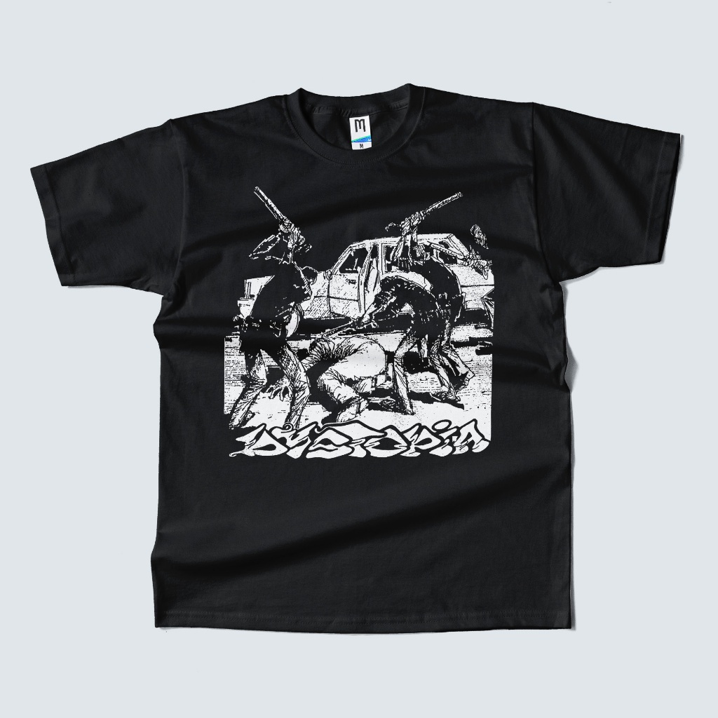 Dystopia Band Tee / Punk Hardcore T-Shirt สินค้า