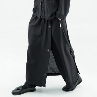 NODD - Yume Layer Pants - Celana Panjang Hitam Wanita