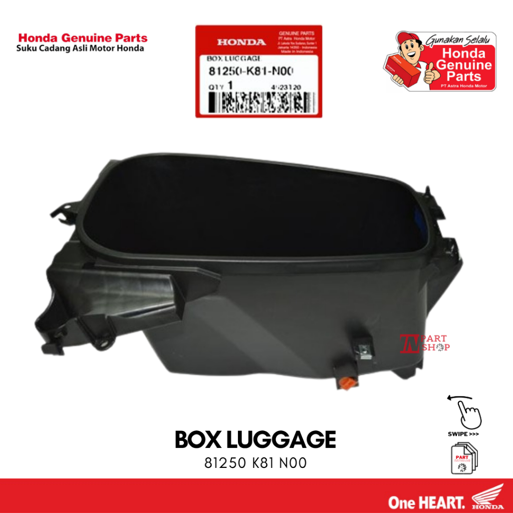 กล่องสัมภาระ - New BeAT eSP K81 / 81250-K81-N00