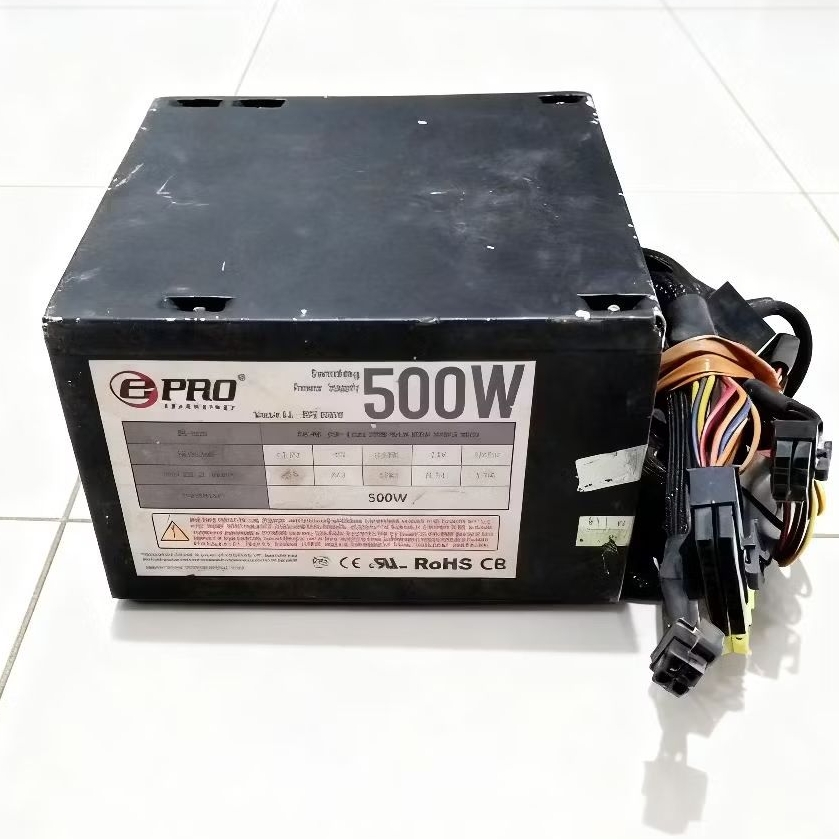 แหล่งจ่ายไฟ EPRO 500W บริสุทธิ์