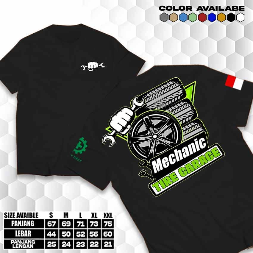 KATUN GARUDA CLOTHES - เสื้อยืด GARAGE MECHANIC DISTRO | เสื้อยืด MECHANIC TIER GARAGE | เสื้อผ้าผู้