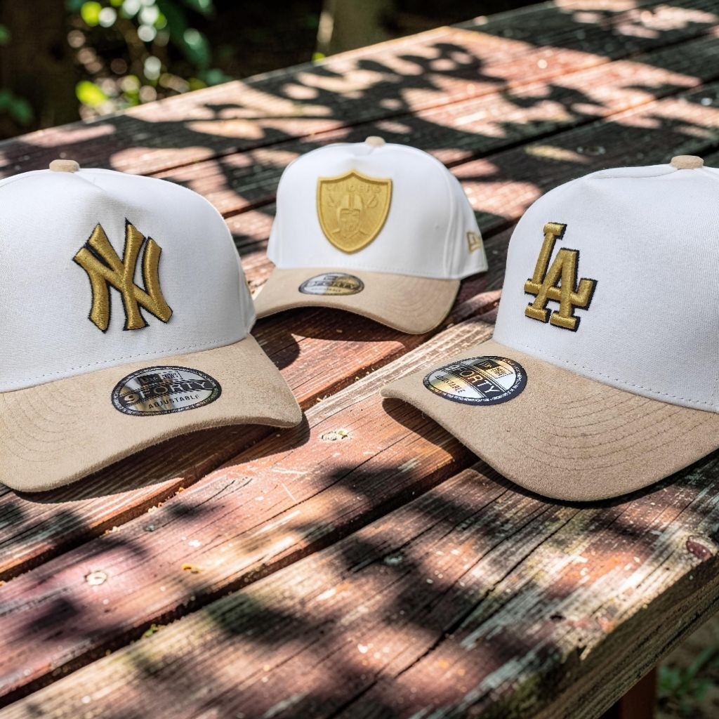 ​New Era 9FORTY Cap Original A-Frame - NY LA Raiders Boston Khaki Baseball Cap