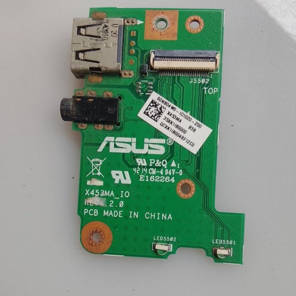 Asus X543M บอร์ดเสียง USB แล็ปท็อป