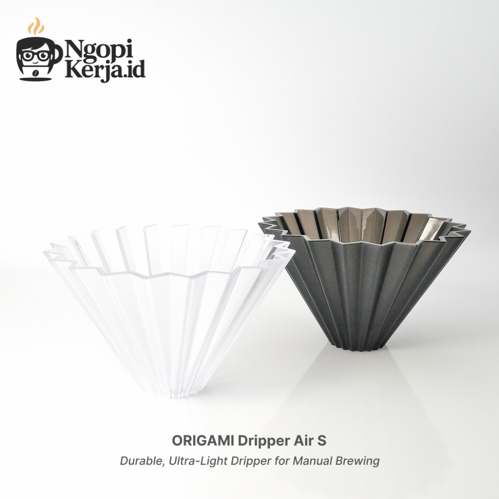ORIGAMI Dripper Air S (1–2 ถ้วย) – น้ําหนักเบา AS Resin Pour Over