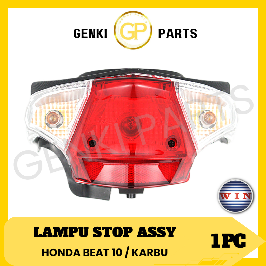 GENKI-PARTS/WIN-STOP LAMP-ASSY/BACK-LIGHT/REAR/COMB/TAIL/LAMP/REAR/BRAKE/MOTORCYCLE/2008/BEAT-10/CAR