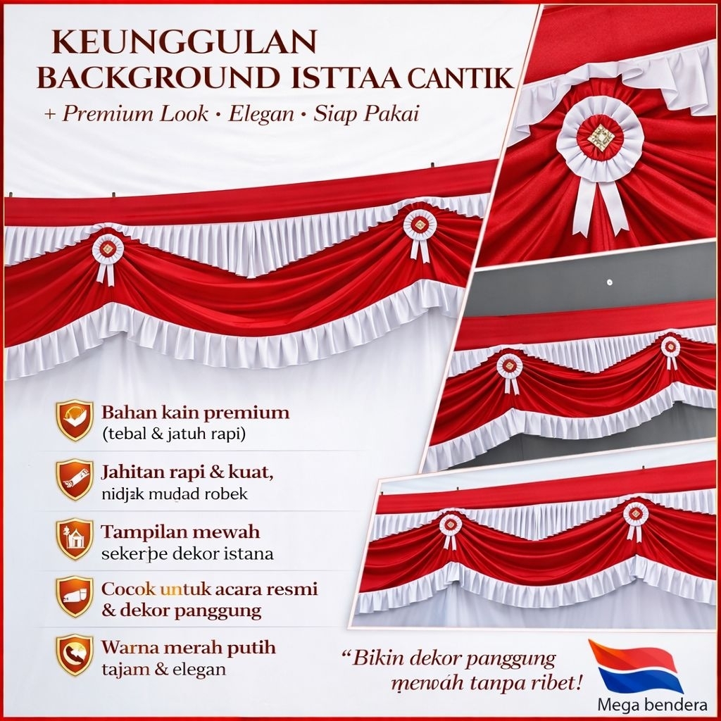 ยามหลัง | PALACE BACKGROUND FLAG | 5 WAVES | 8 WAVES