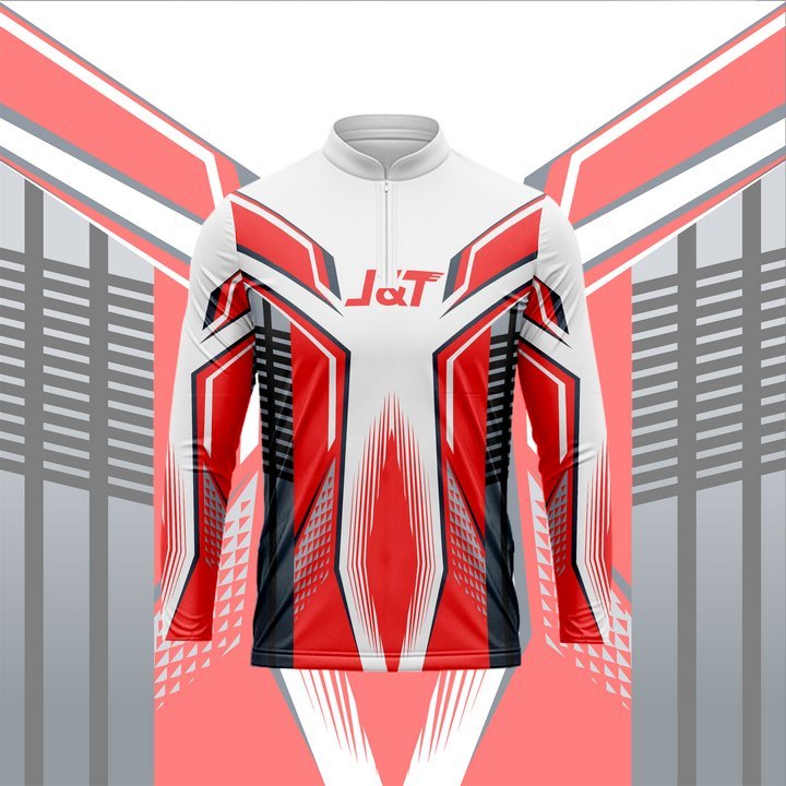 เสื้อยืดผู้ชาย JNT EXPRESS Motif พิมพ์เต็ม 3D ฟรีชื่อที่กําหนดเอง โลโก้ ฯลฯ คอลูกเรือคอวีล่าสุด 2026