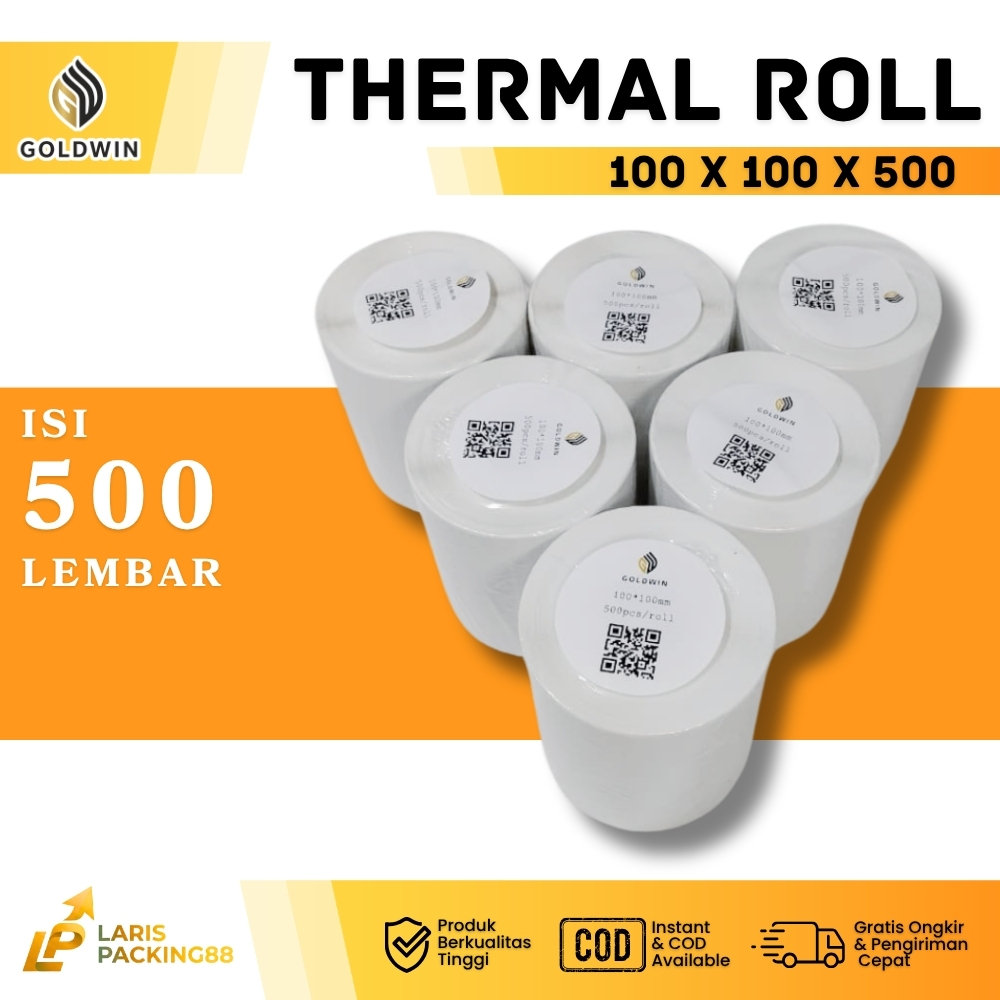 Thermal GOLDWIN ม้วน 100x100x500 ชิ้น