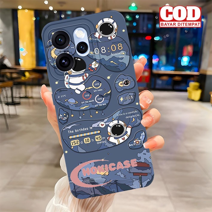 เคสแฟชั่น Oppo Reno 15 Pro 15 Promax 15F 14F Cool Astronaut Motif เคสล่าสุด อินเทรนด์ Kesing HC07]