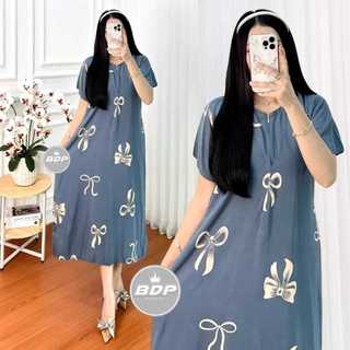 Daster Wanita Rayon Bumil Busui Friendly dengan Resleting Depan