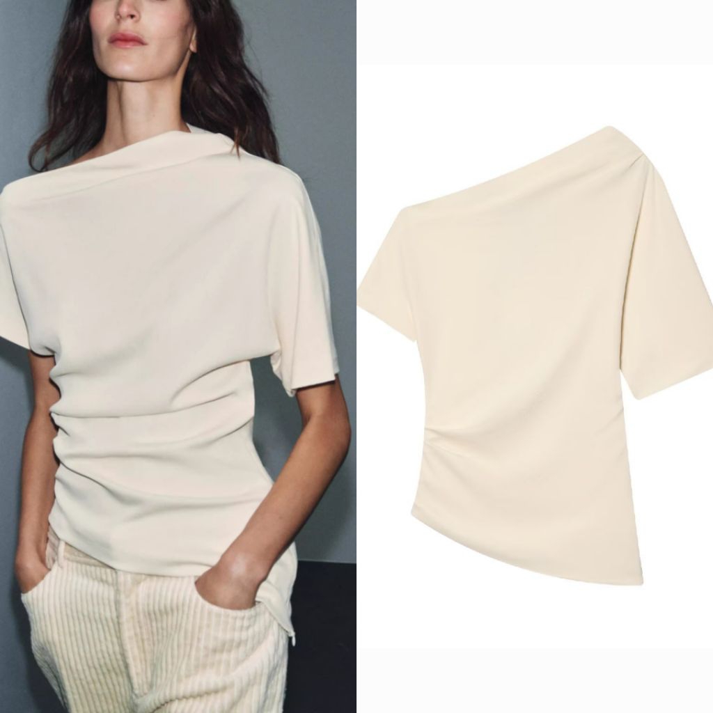 SoftBeige Irregular Top 79231 (TENC)