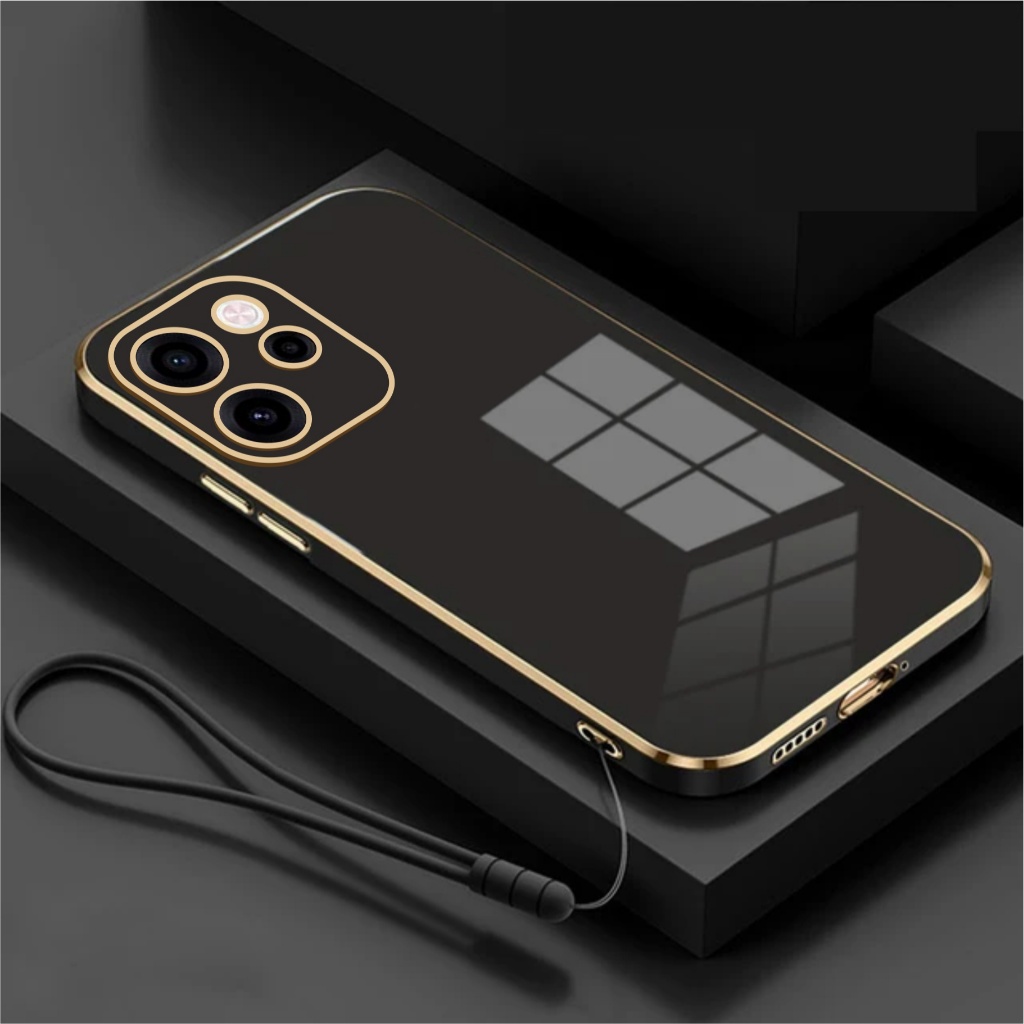 Oppo Reno 15F 15 Pro 15 5G 15C Premium TPU Silicon Case ฟรีเชือกเส้นเล็ก