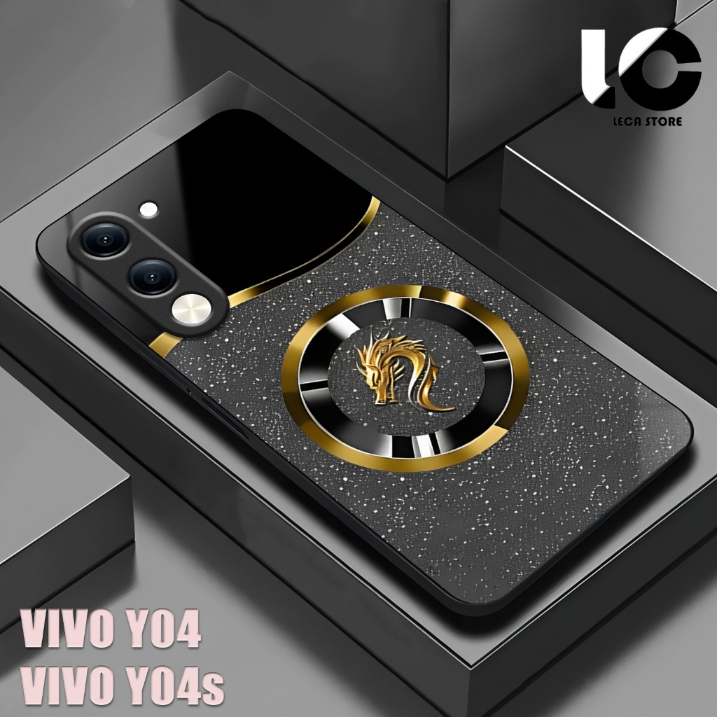 HP VIVO Y04 Softcase VIVO Y04S เคสเคลือบเงาปลอกกระจกเงาตัวป้องกันโทรศัพท์อุปกรณ์เสริมโทรศัพท์