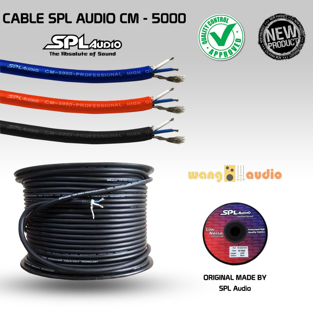 SPL AUDIO CM-5000 - สายสัญญาณเสียงที่ดีที่สุด SPL AUDIO CM-5000 ต่อมิเตอร์ - WANG AUDIO