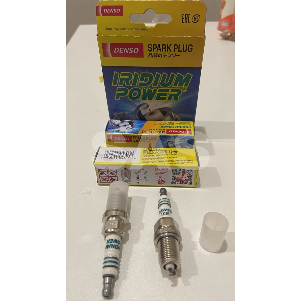 IRIDIUM SPARK PLUG DENSO COROLLA GREAT SOLUNA ALTIS YARIS LIMO VIOS IK16 DENSO JAPAN
