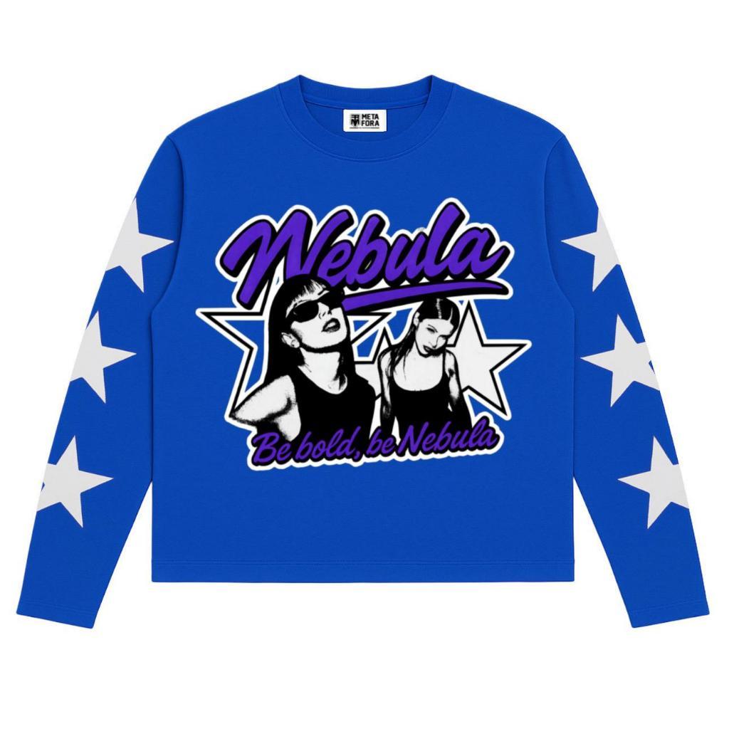 เสื้อยืด Metaphor Be Bold Longsleeves Boxy Fit Blue